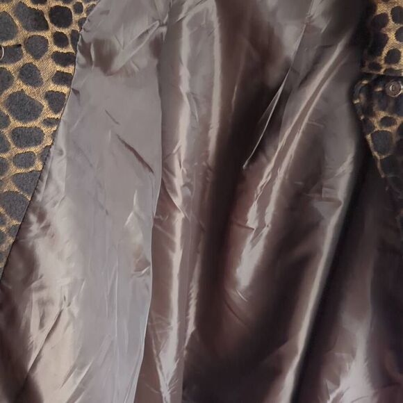 Luii Cheetah/ leopard  style  jacket size medium - Picture 5 of 12